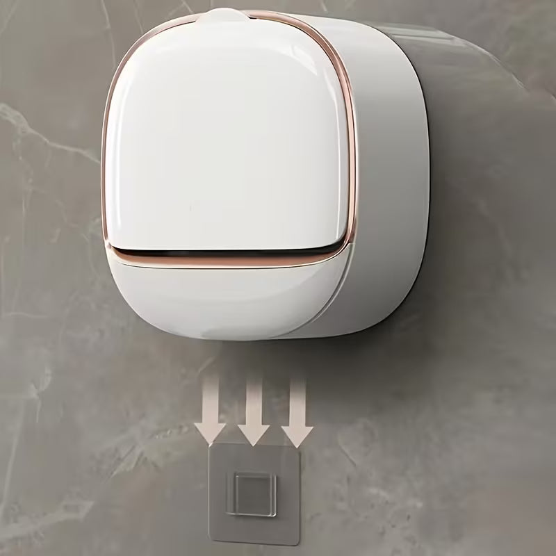 AquaDry Covered Soap Holder with Drain Tray - Buy 1 Get 1 Free