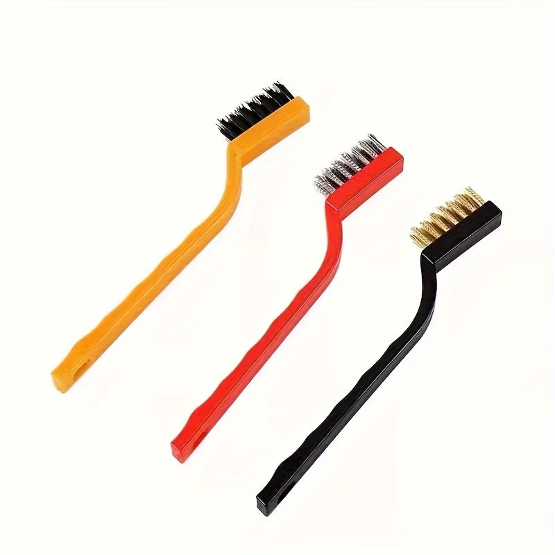 PowerScrub Cleaning Brush Set - (Steel Brush + Brass Brush + Nylon Brush) - Buy 1 Set Get 1 Set 1 Free