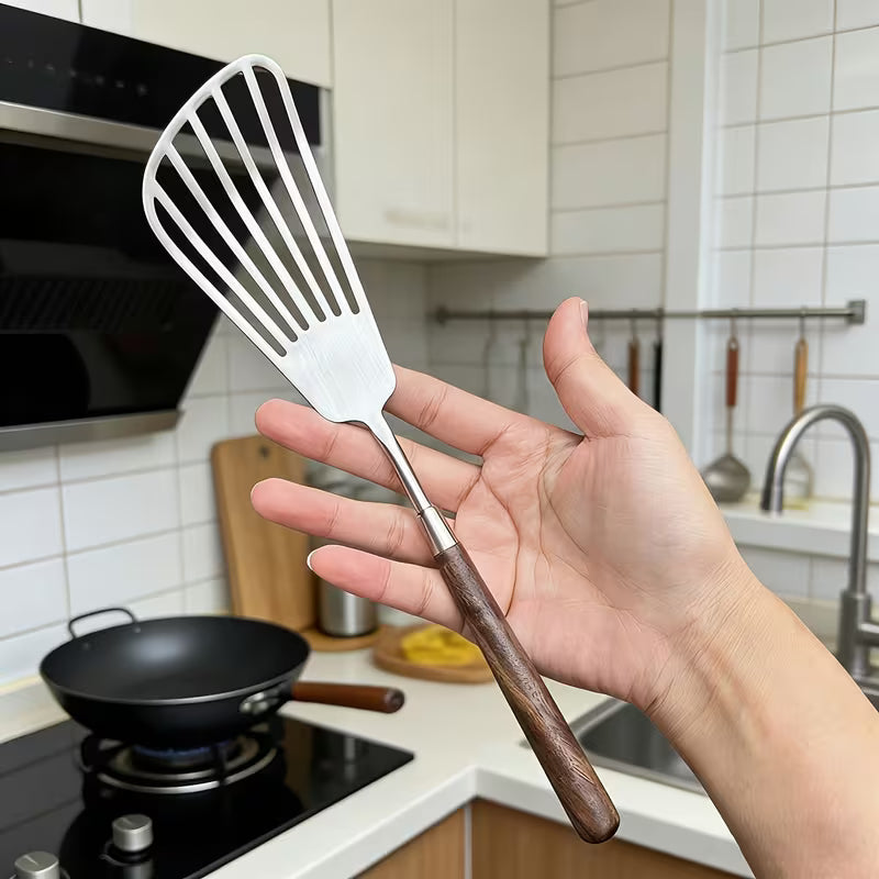 SteelEdge Heavy-Duty Stainless Steel Cooking Turner - Buy 1 Get 1 Free