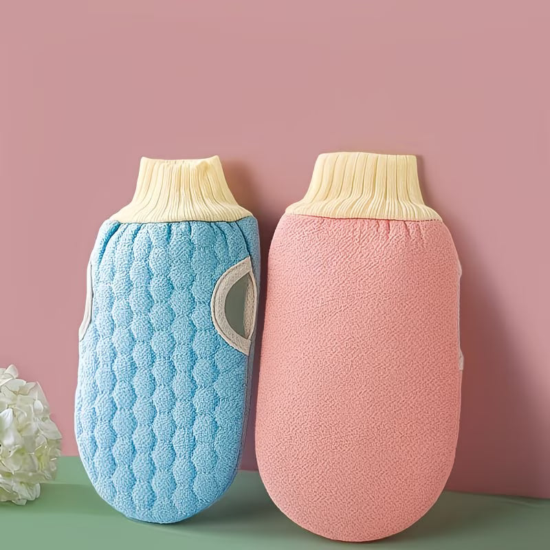 GlowScrub Exfoliating Bath Gloves - Buy 1 Get 1 Free