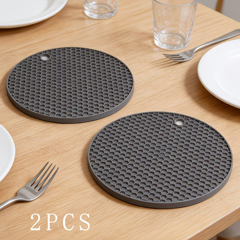 HexaShield Heat-Resistant Table Mats - Pack of 4