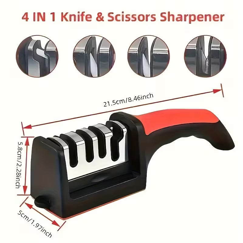 EdgeMaster 4-Stage Knife Sharpener - Buy 1 Get 1 Free