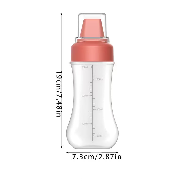 SqueezePro Precision 5-Hole Sauce Dispenser Bottle - Pack of 3