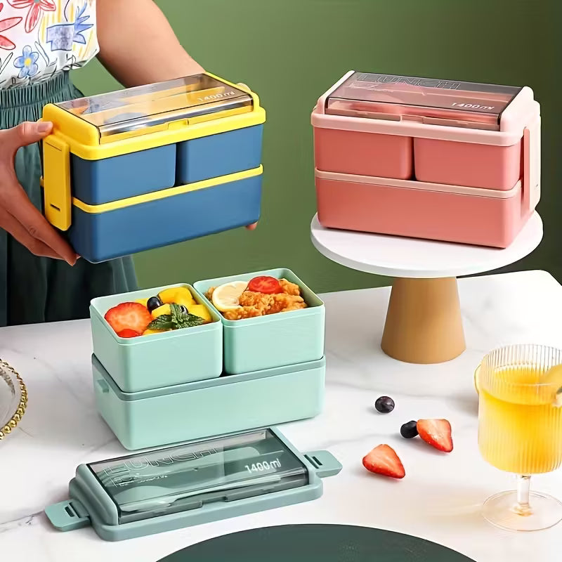 StackStack - Double-Layer Modular Bento Box