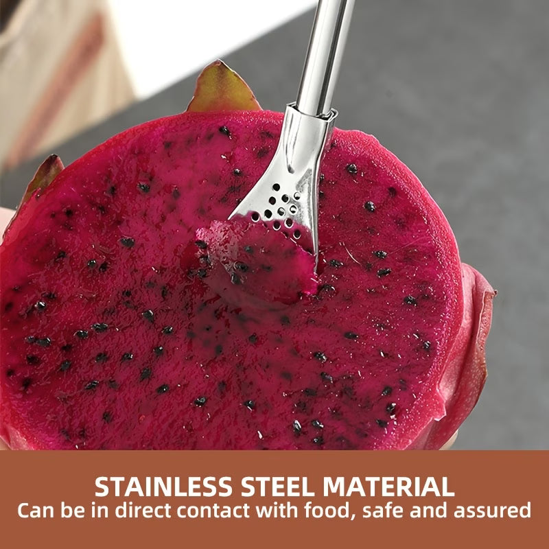 SipSavor 3-in-1 Stainless Steel Filter Straw Spoon Set - Pack of 5