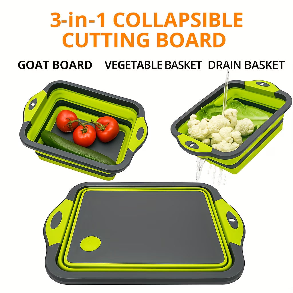 PrepMate 3-in-1 Foldable Cutting Board Sink Station