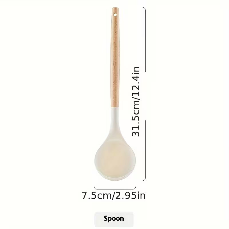 SiliChef Premium Heat-Resistant Silicone Kitchen Tool Set