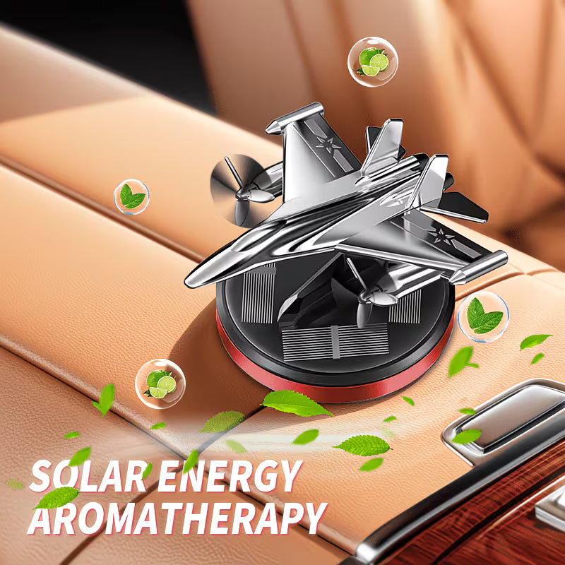 SkyGlide Solar Airplane Car Air Freshener