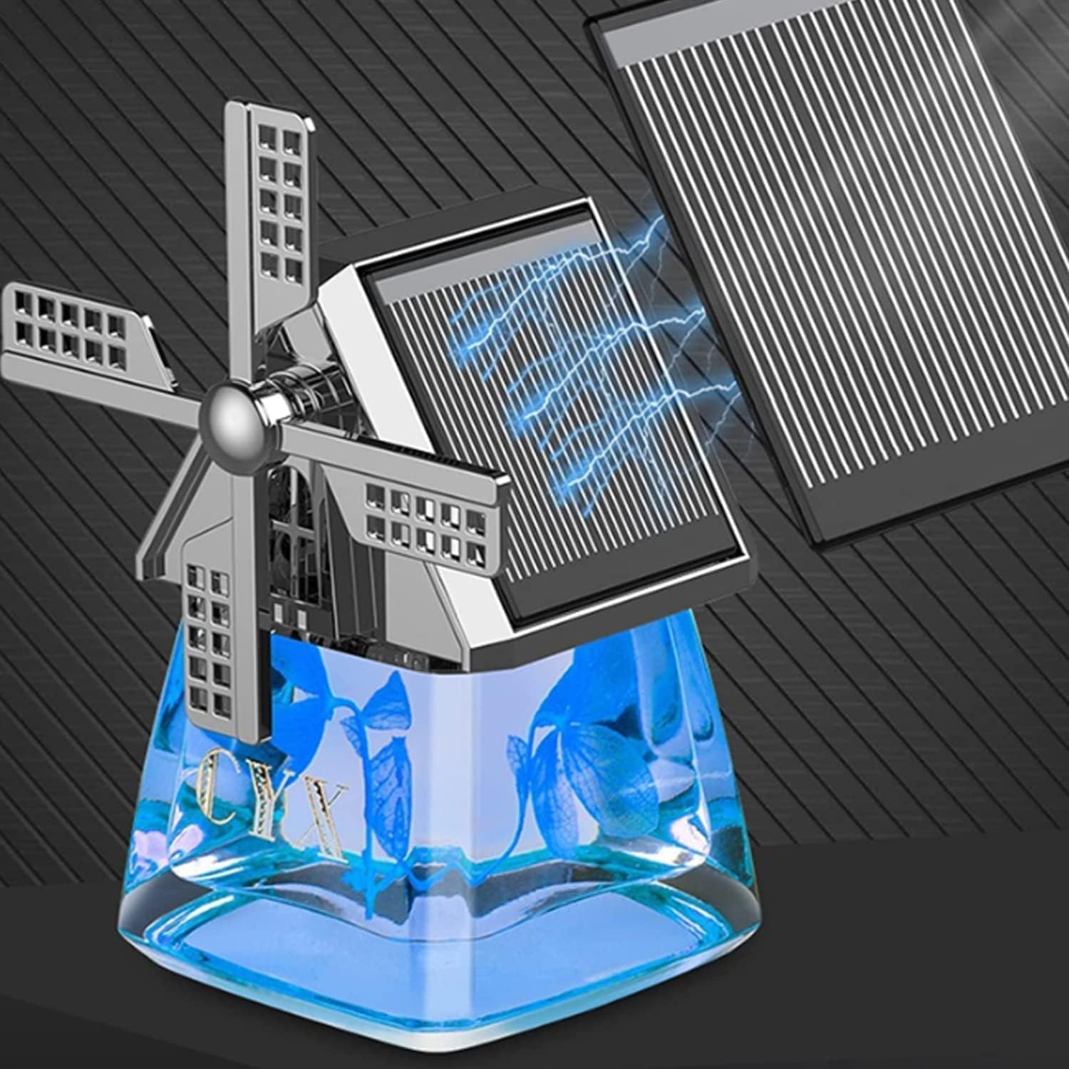 BreezeSpin Solar Windmill Car Air Freshener