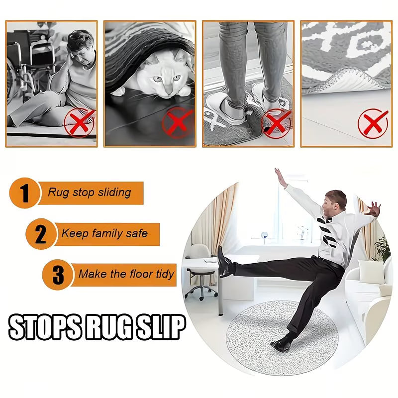 GripLock L-Type Carpet Anti-Slip Stickers - Pack of 30
