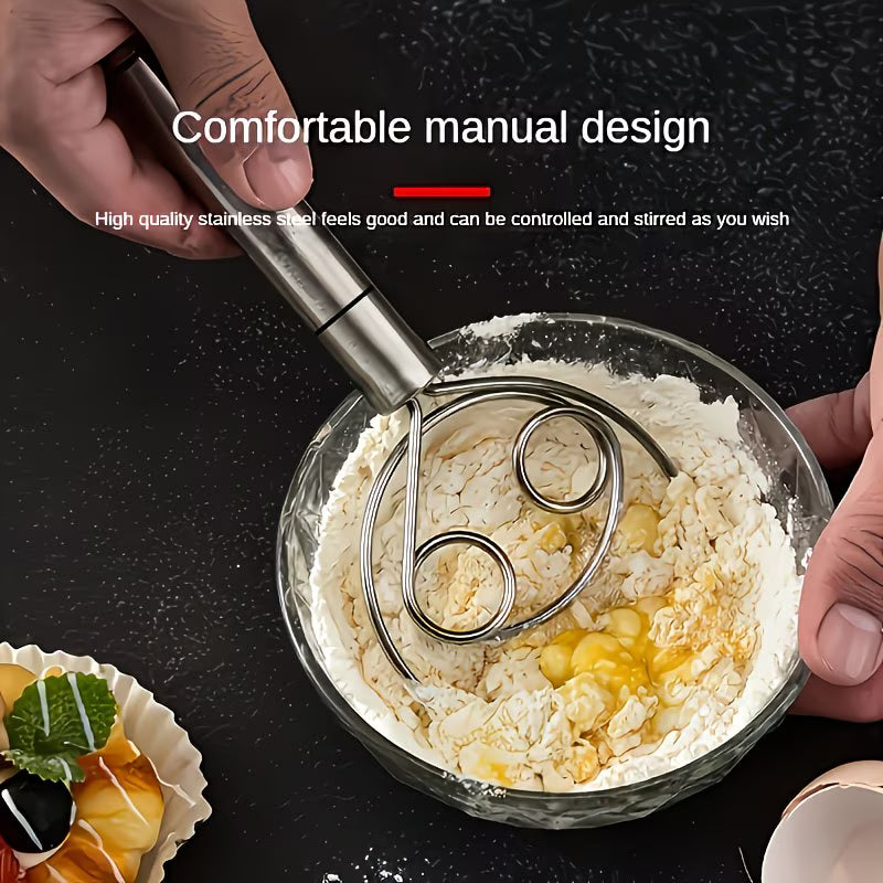 DoughMaster Stainless Steel Hand Mixer Whisk - Buy 1 Get 1 Free