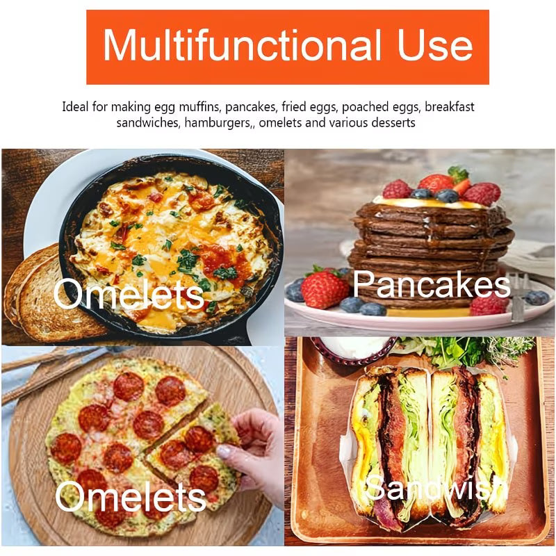 PerfectShape Non-Stick Pancake & Egg Ring Molds - Buy 1 Get 1 Free