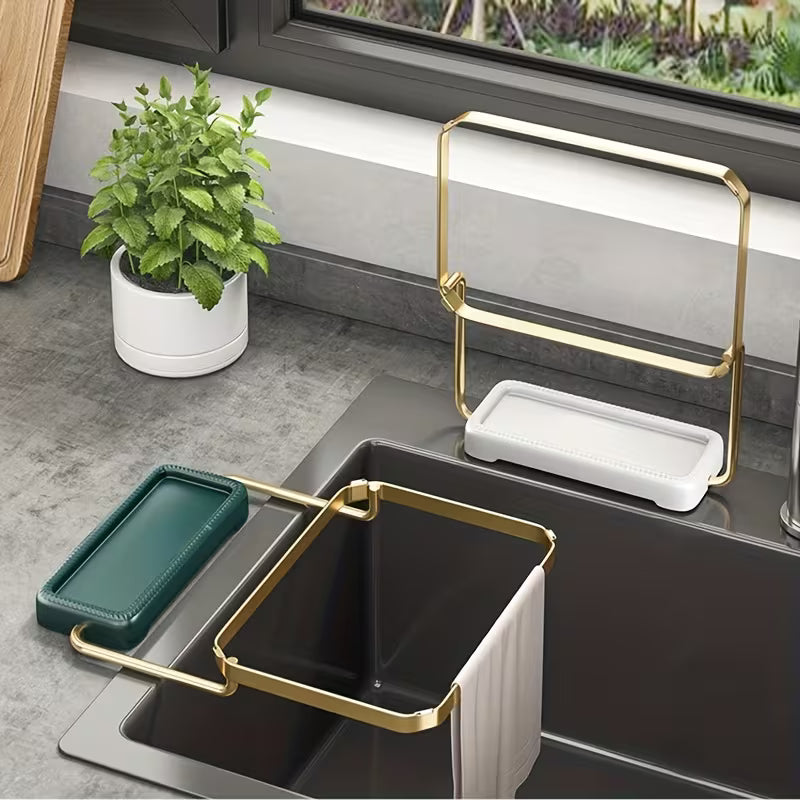 DrainCatch Collapsible Sink Strainer Rack