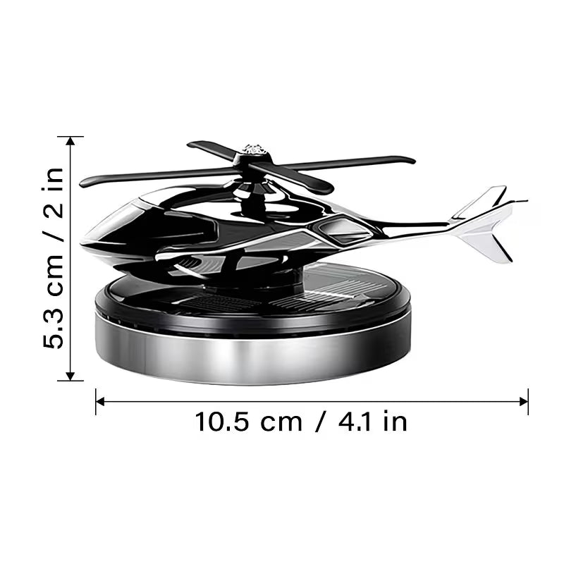 AeroSpin Solar Helicopter Car Air Freshener