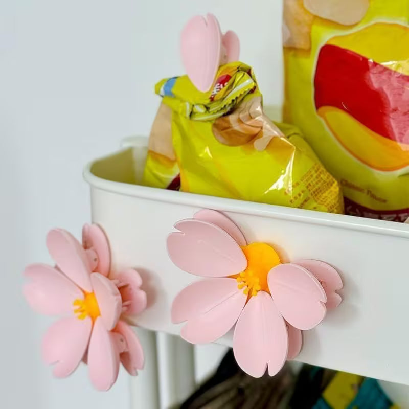 FreshLock Cherry Blossom Magnetic Clips (6-Piece Set)