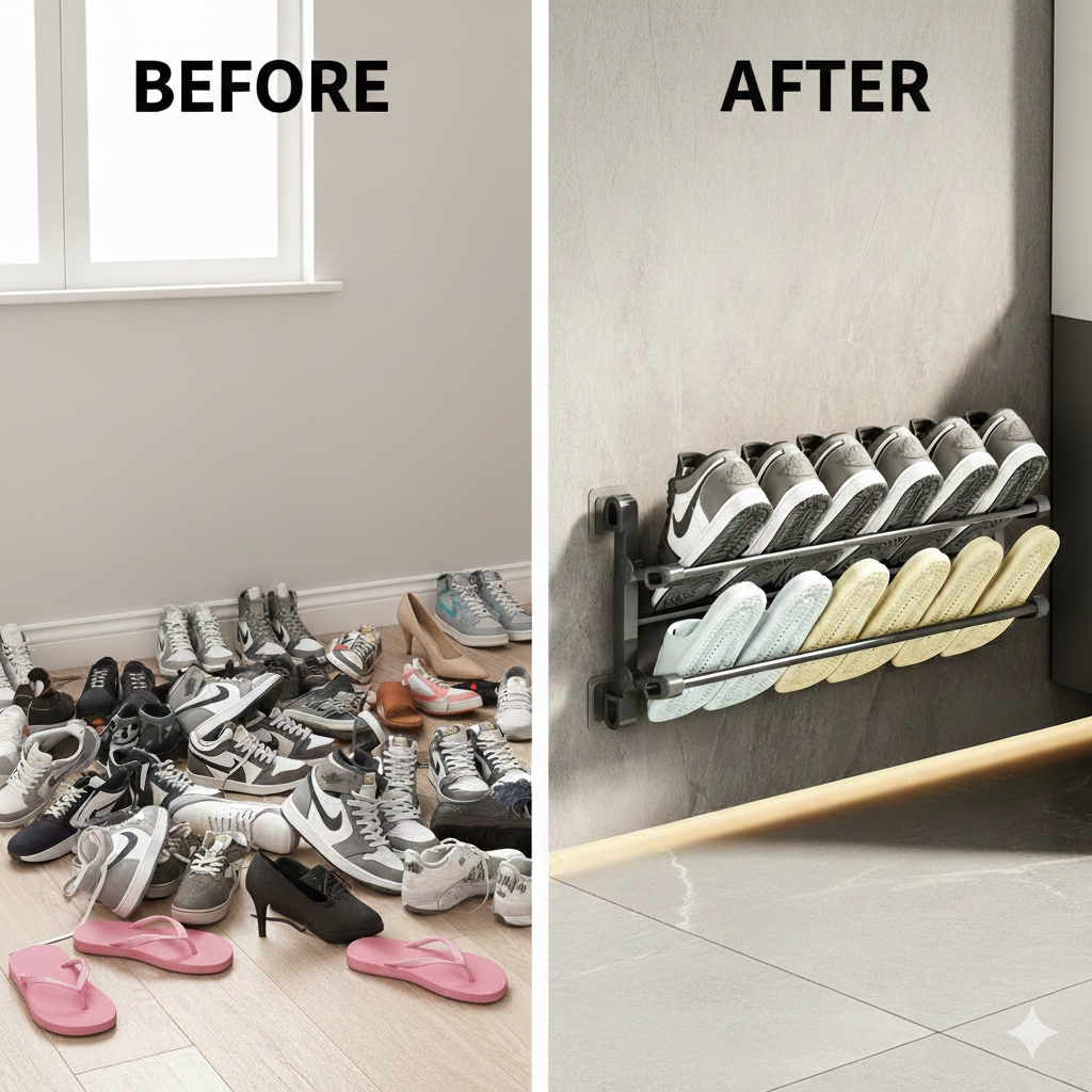 Folding Shoe Rack