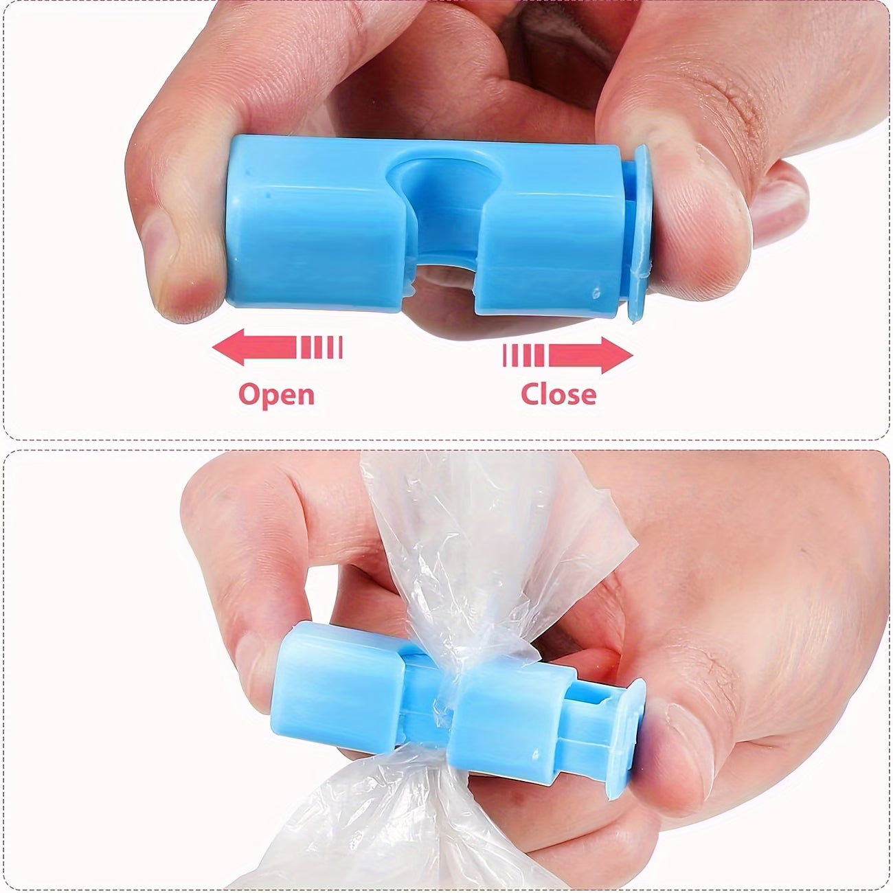 FreshLock Airtight Food Bag Sealing Clips (Pack of 12)