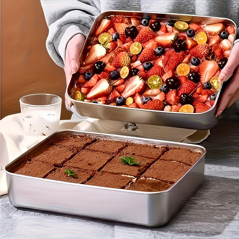 FreshVault Stainless Steel Food Storage Set with Lid - Pack of 3