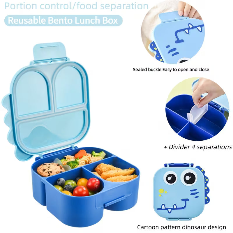 DinoBite - Kids Leakproof Compartment Bento Box