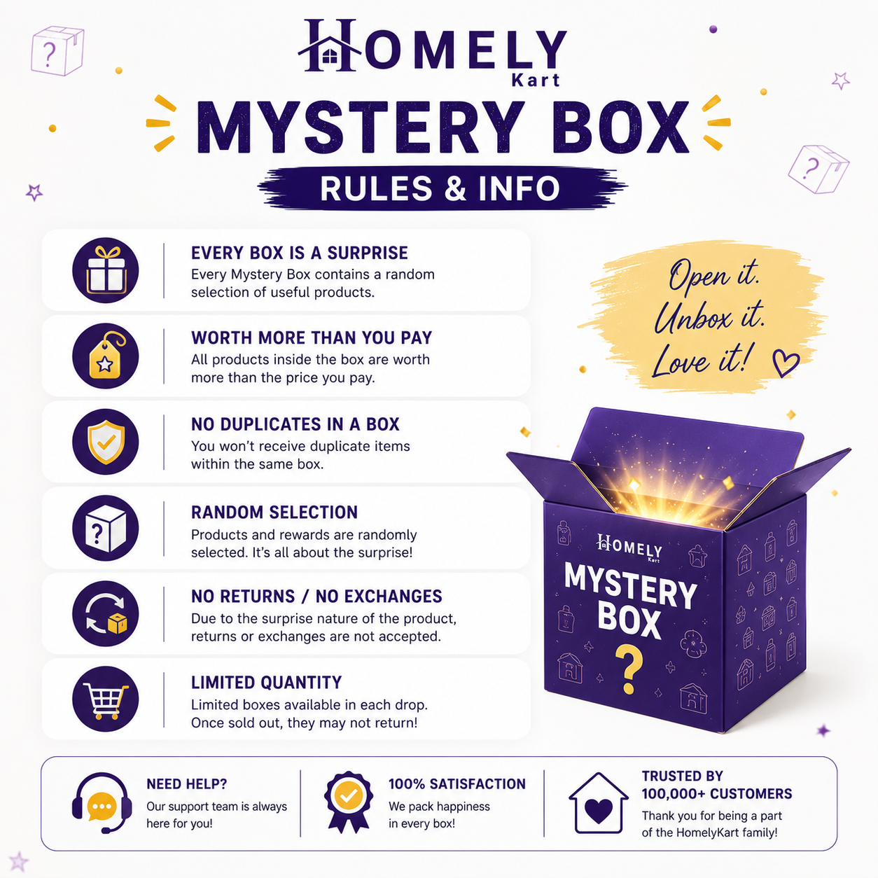 Homelykart Mystery Box | Surprise Drop #01