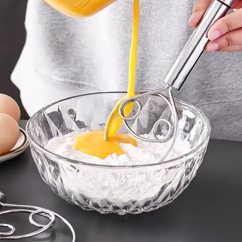 DoughMaster Stainless Steel Hand Mixer Whisk - Buy 1 Get 1 Free