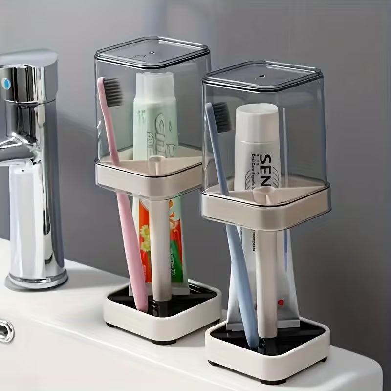 FreshCup Minimal Toothbrush Holder with Rinse Cup Set - Buy 1 Get 1 Free