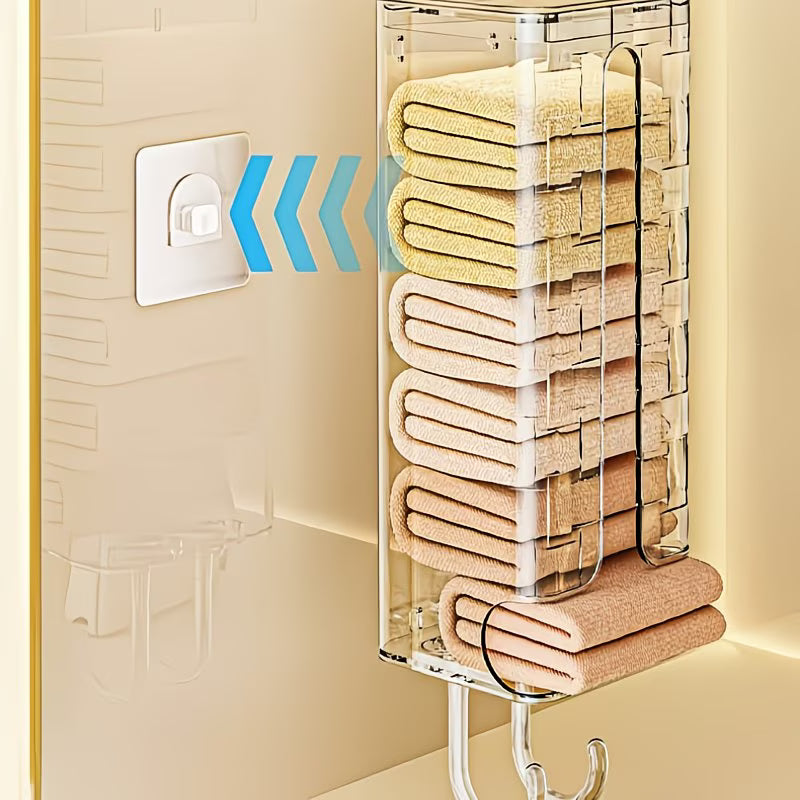 TowelVault Wall-Mounted Storage Organizer