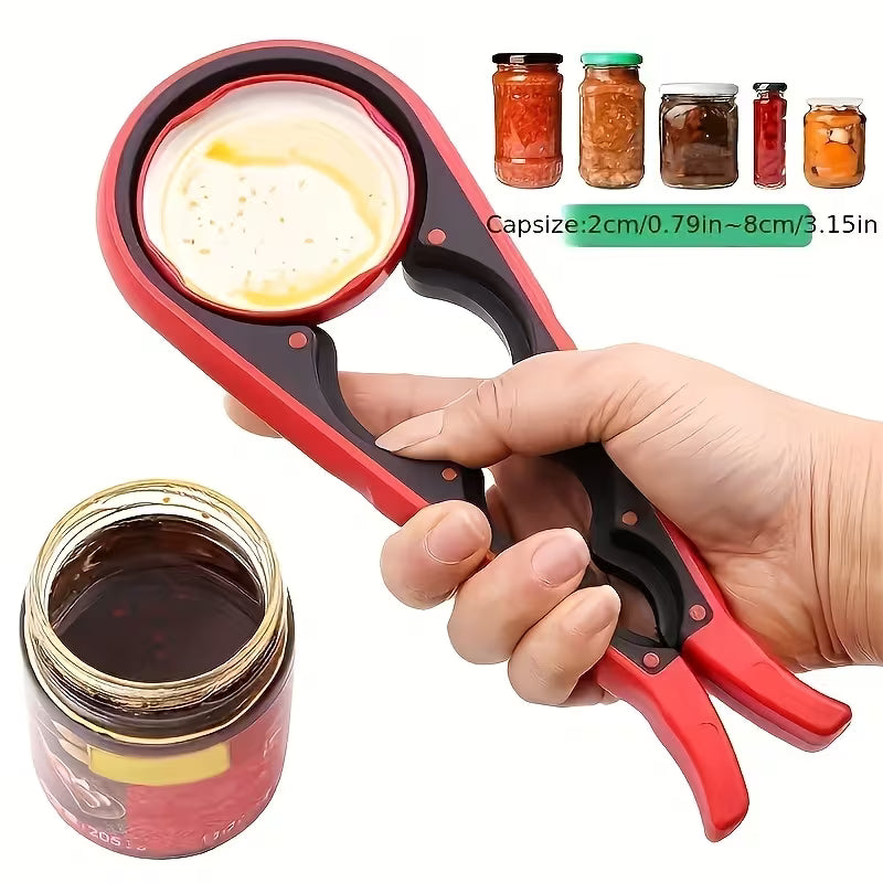 GripGenie 4-in-1 Multi Jar & Bottle Opener - Buy 1 Get 1 Free