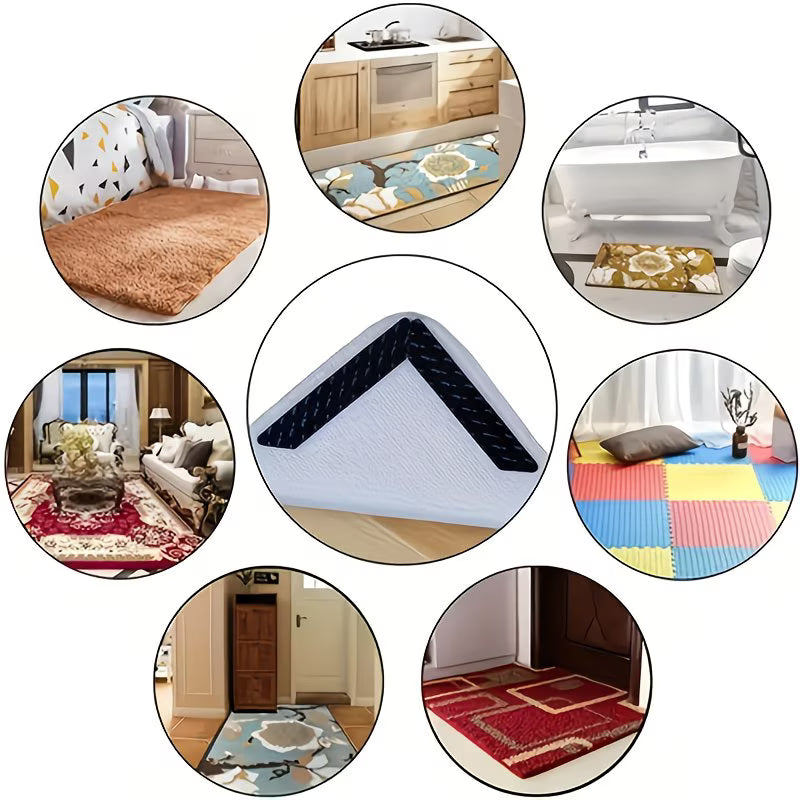 GripLock L-Type Carpet Anti-Slip Stickers - Pack of 30