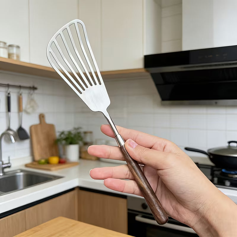 SteelEdge Heavy-Duty Stainless Steel Cooking Turner - Buy 1 Get 1 Free