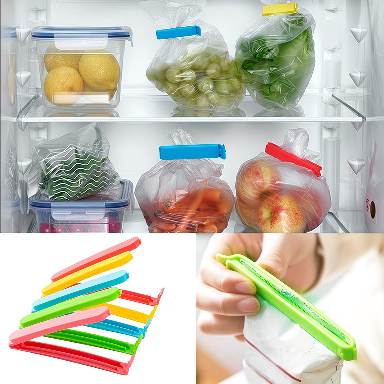 MegaFresh Airtight Food Sealing Clips (Pack of 16) – Buy 1 Get 1 Free
