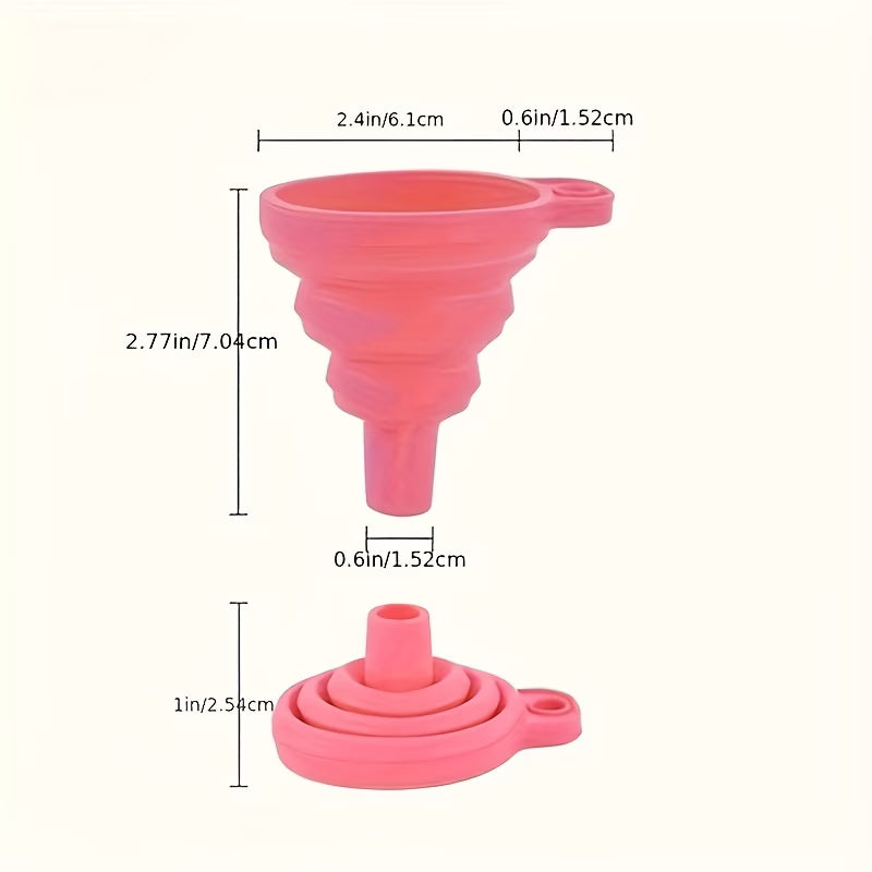PourMate Collapsible Funnel Set (Pack of 4)