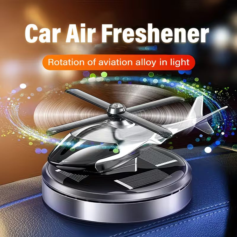 AeroSpin Solar Helicopter Car Air Freshener