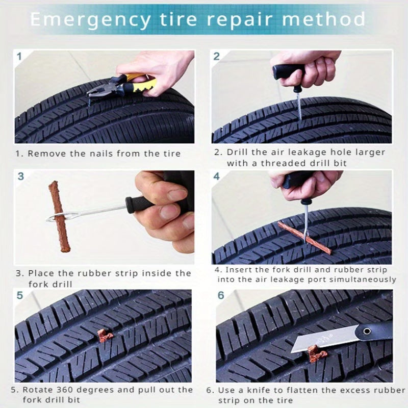 PuncturePro Emergency Tubeless Tyre Repair Kit