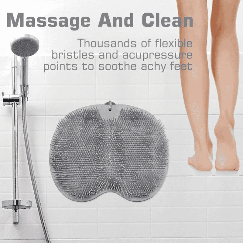 FootSpa Silicone Scrubber & Massager Mat - Pack of 4