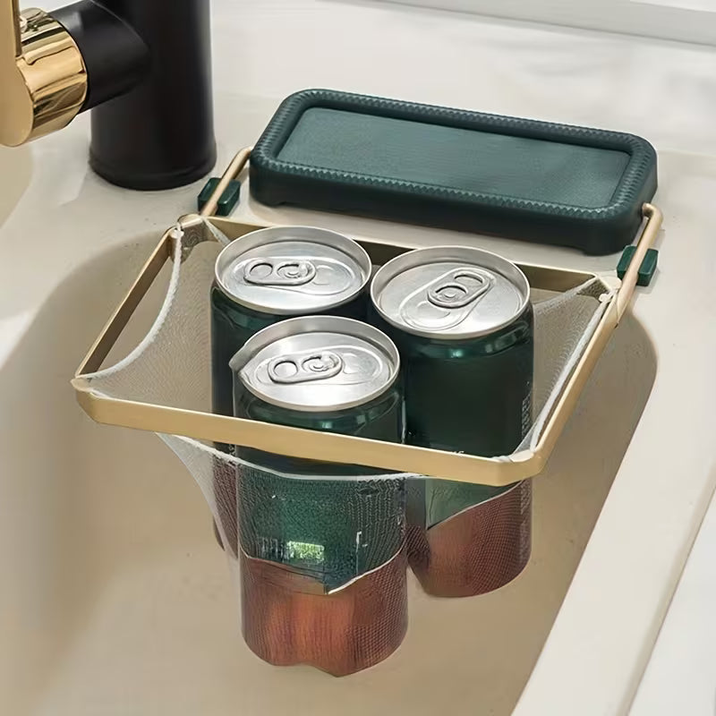 DrainCatch Collapsible Sink Strainer Rack