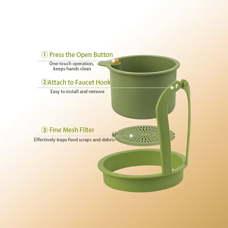 SinkSnap Press-Fit Sink Drain Basket - Buy 1 Get 1 Free