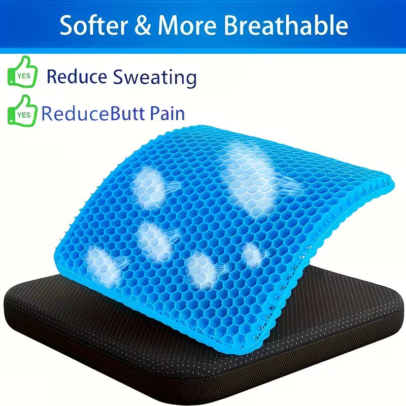 CoolRelief Honeycomb Gel Seat Cushion - Buy 1 Get 1 Free
