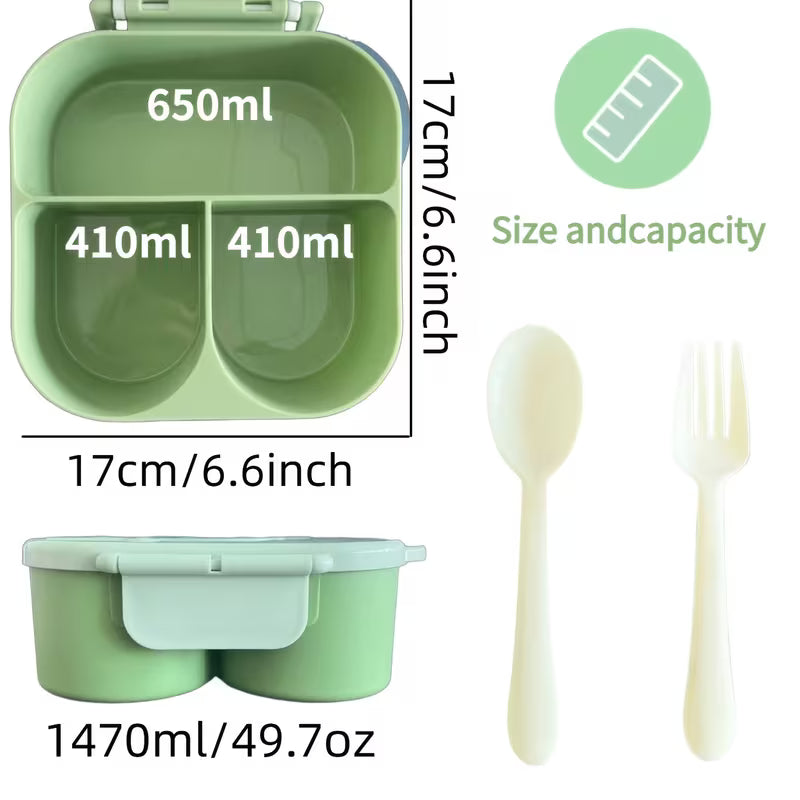 DinoBite - Kids Leakproof Compartment Bento Box
