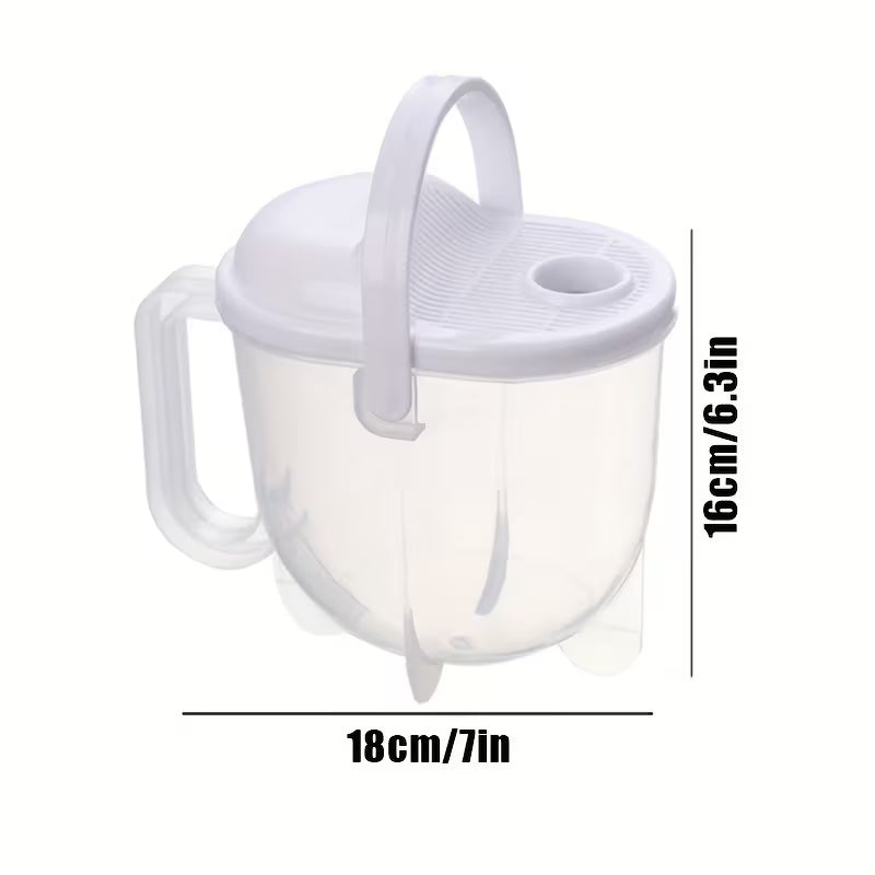 RiceRinse Easy Grain Washing Strainer Bucket