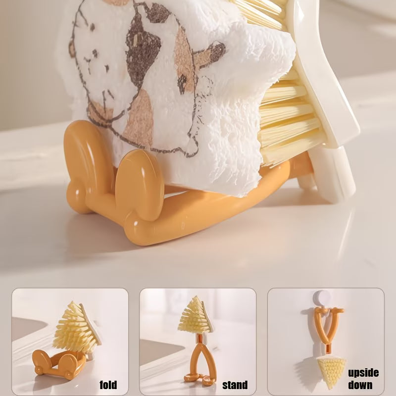 TriScrub Foldable Corner Cleaning Brush - Buy 1 Get 1 Free