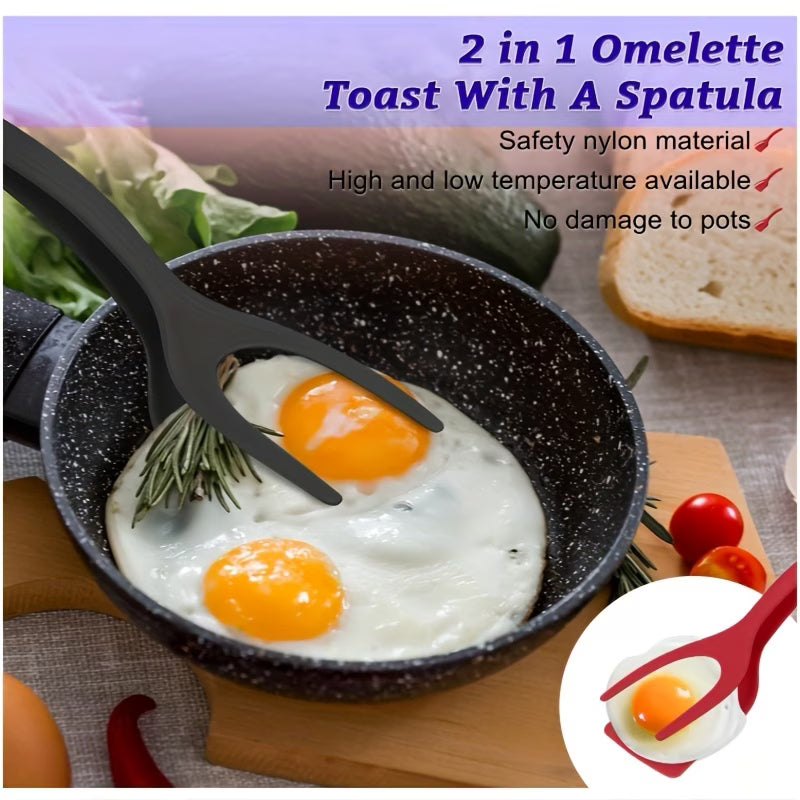 FlipEase 2-in-1 Cooking Tongs Spatula - Buy 1 Get 1 Free