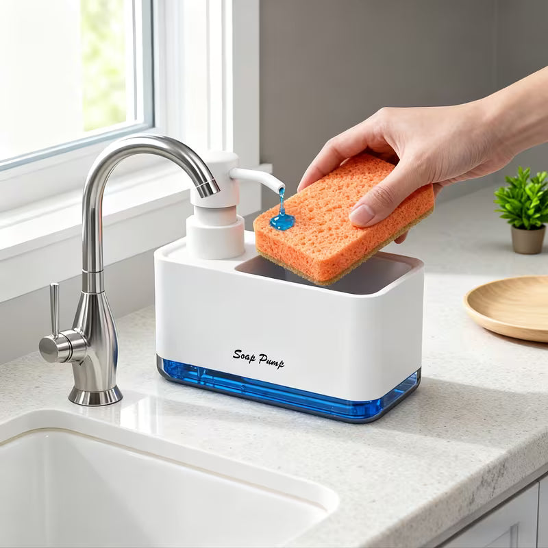 SoapNest 2-in-1 Soap Dispenser Organizer - Buy 1 Get 1 Free