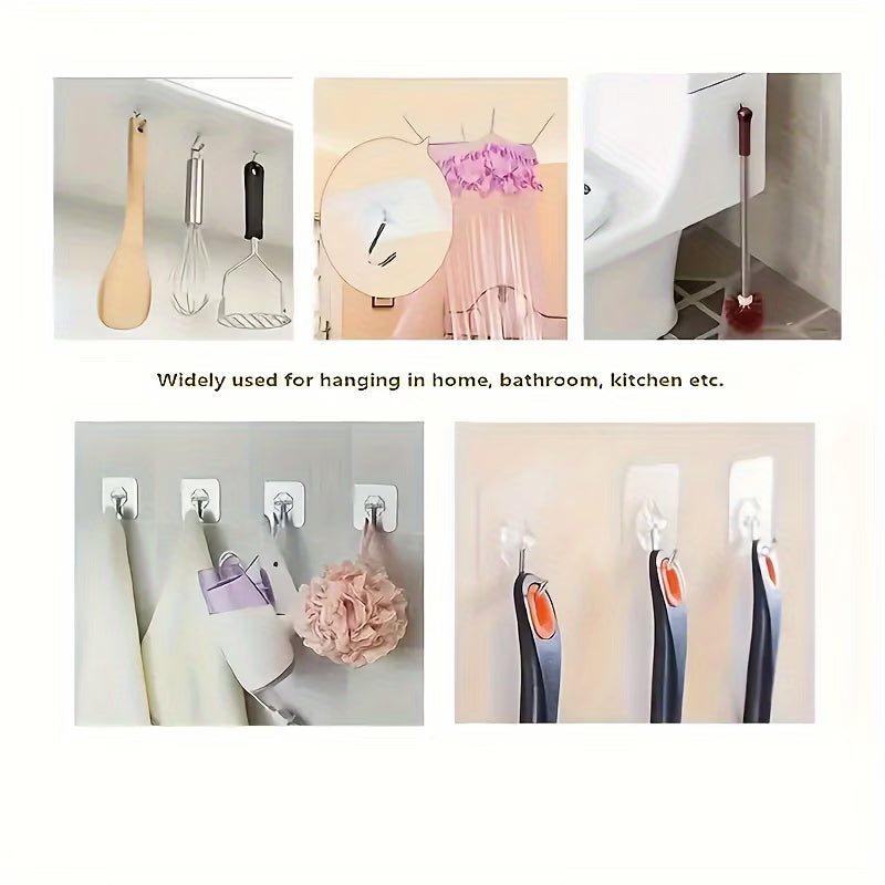 StickMate No-Drill Utility Hooks – Pack of 15