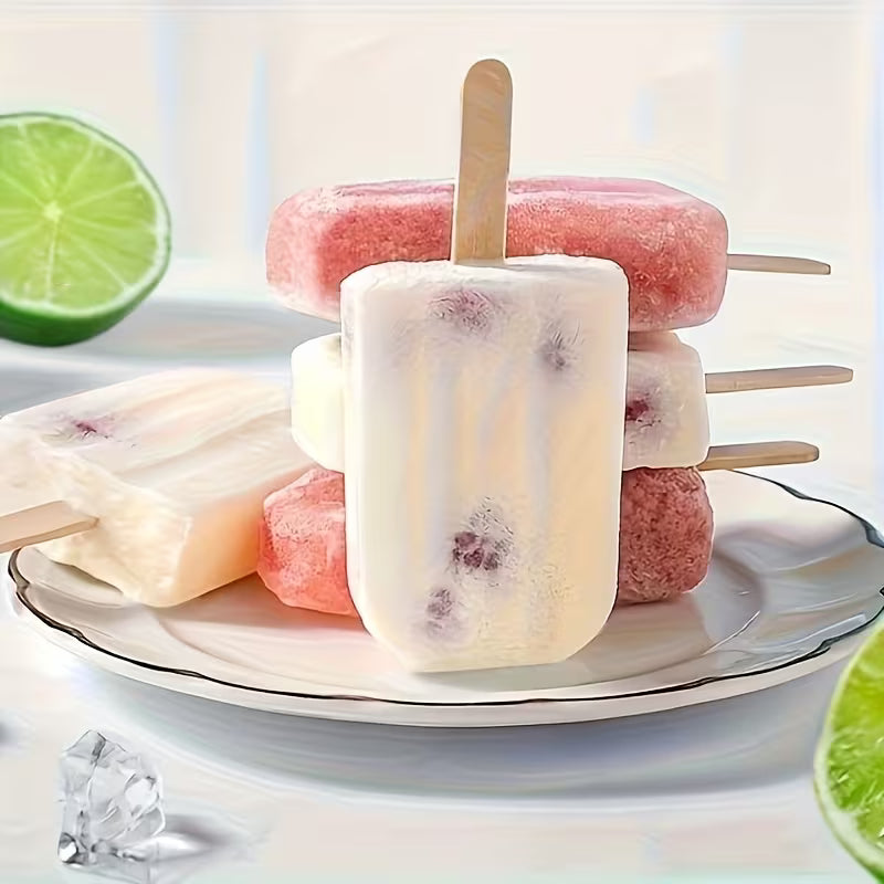 12-Grid Ice Pops & Kulfi Maker Tray with Lid