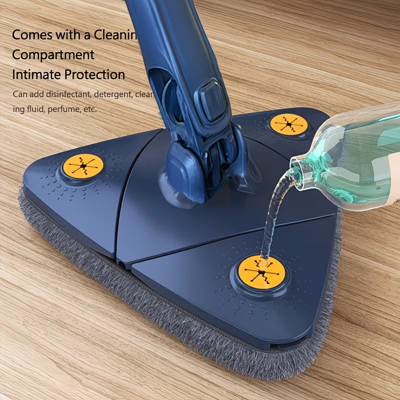 TriClean 360° Rotating Corner Mop (10X Deep Clean System)