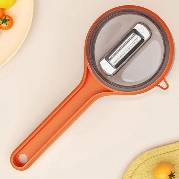 Ergonomic Vegetable Peeler & Peel Collector - Pack of 3