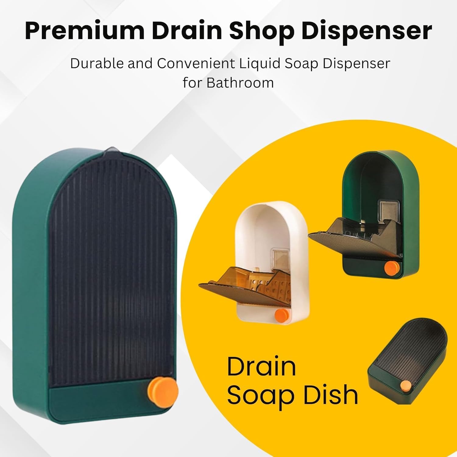 AquaShield Flip-Cover Soap Holder - Buy 1 Get 1 Free