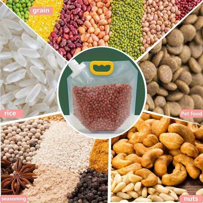 PourPouch Airtight Grain Storage Spout Bag - Pack of 5