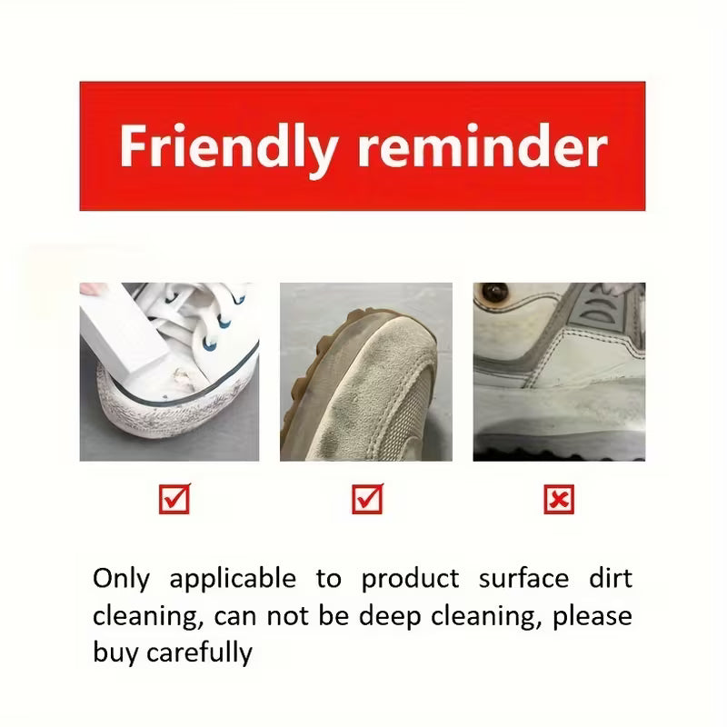 SoleErase Instant Dry Cleaning for Sneaker Scuffs and Surface Stains - Buy 1 Get 1 Free